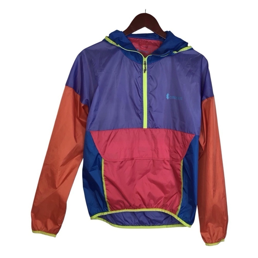 Cotopaxi Teca Color-block Half Zip Windbreaker Size Small.